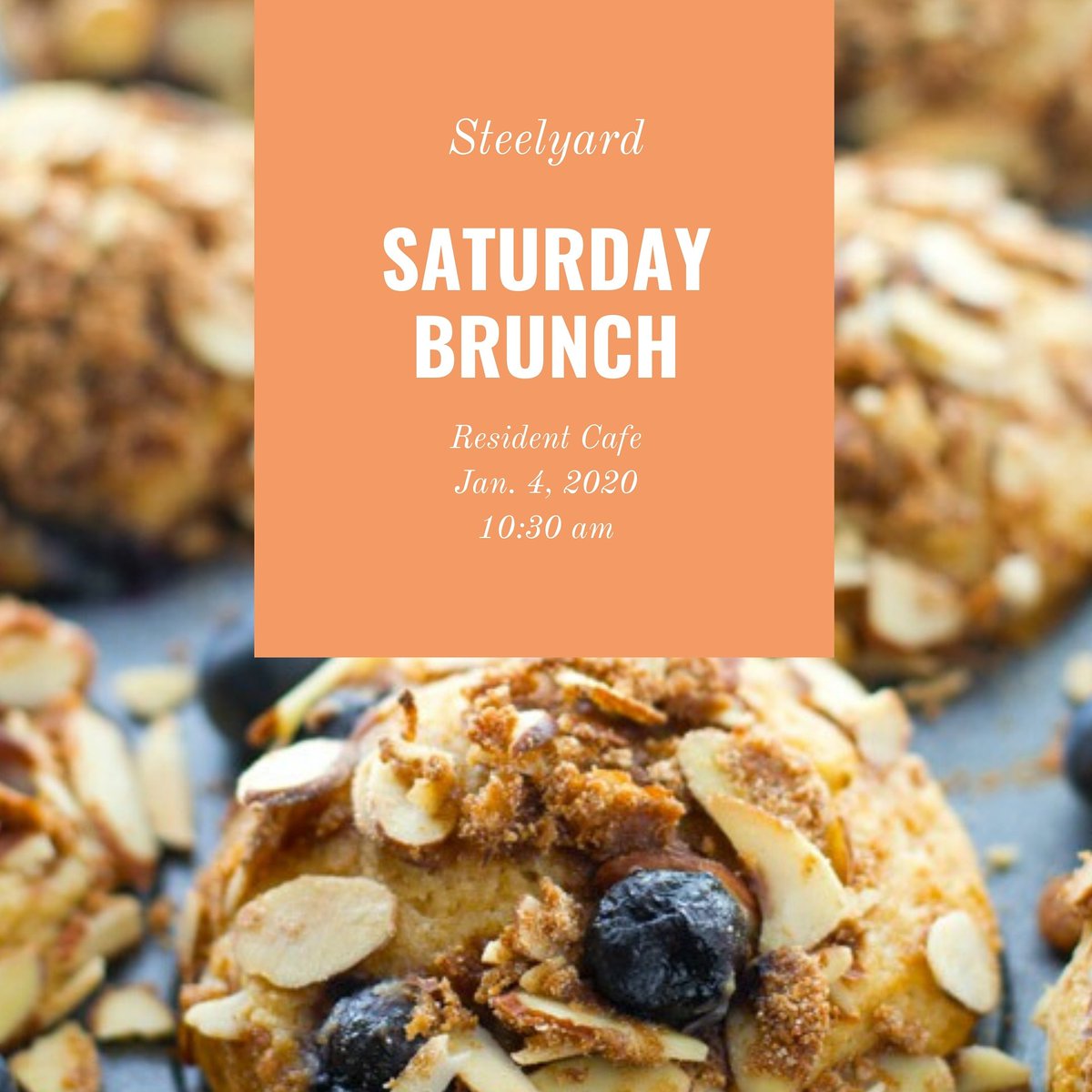 Start the New Year off right with a Saturday Brunch catered by <a href="/labagdeepdeuce/">La Baguette Deep Deuce</a> ! Stop in on Jan 4th  at 10:30 ! We look forward to seeing you there.