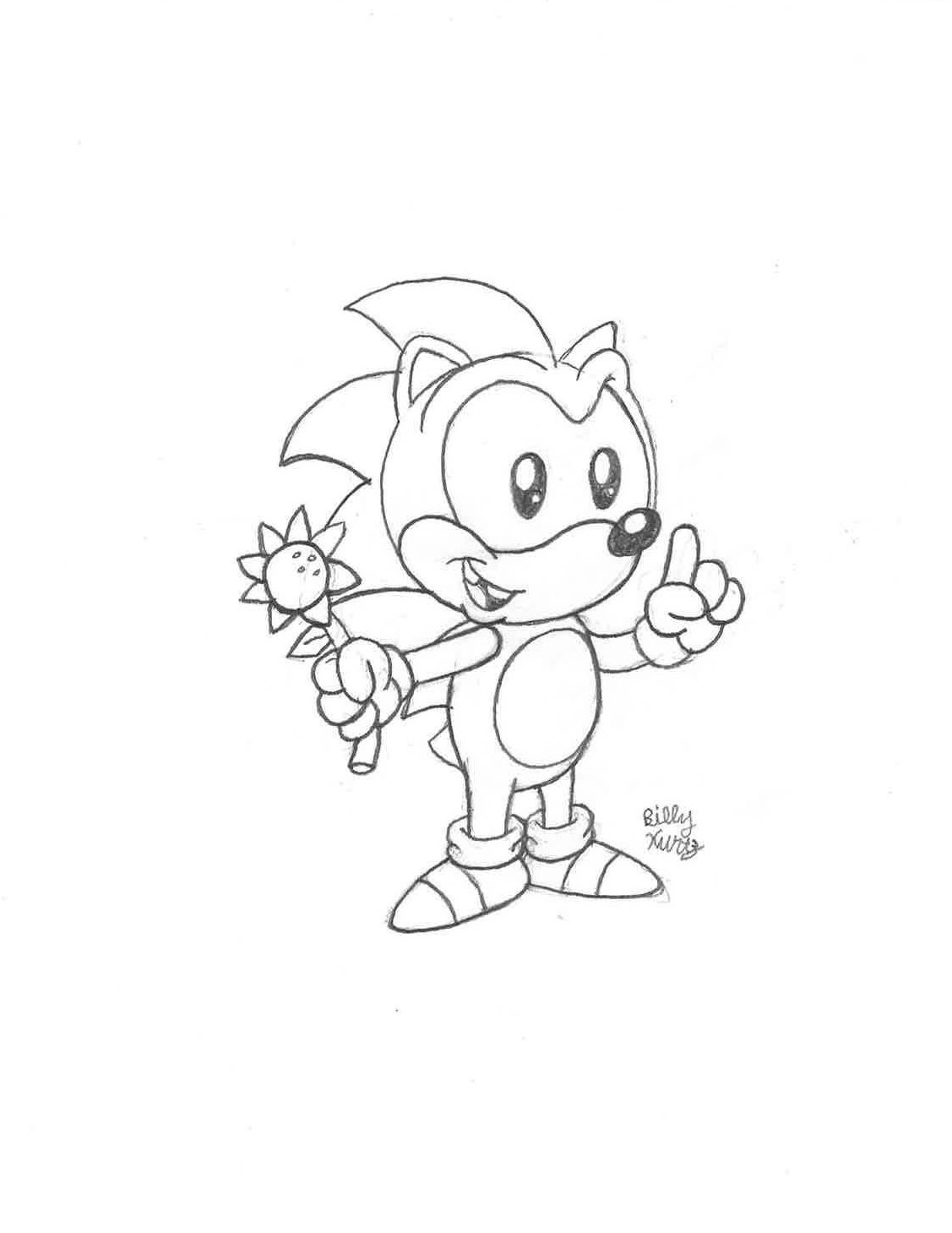 sonic valentine coloring pages