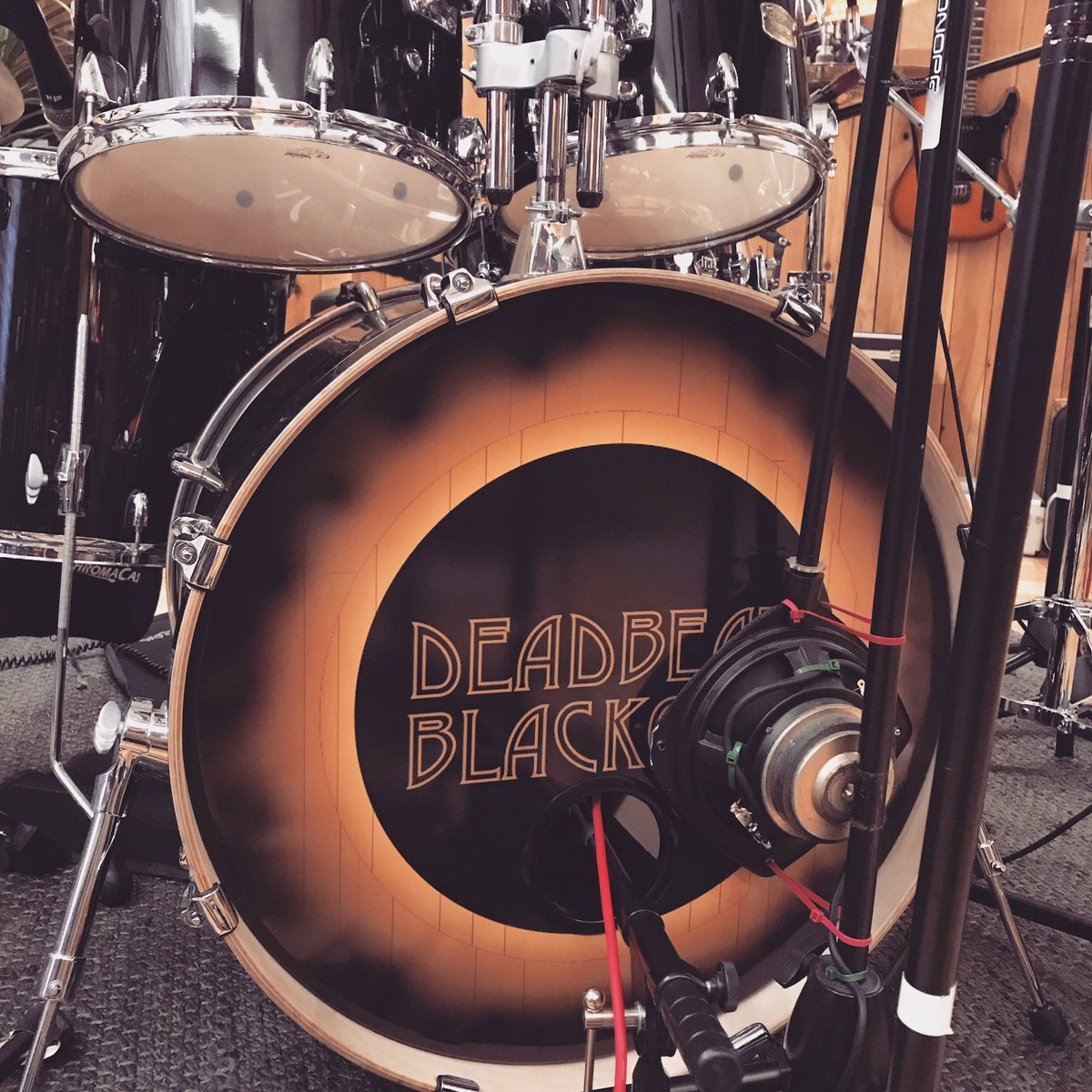 southsoundsound's tweet photo. @deadbeatblackout here in the studio working on their new LP!! VOID OF SILENCE @southsoundsound #olympiarocks #yamahadrums #dwdrums #rock #metal #hardrock #marshallamps #fenderguitars https://t.co/18J9mJotim