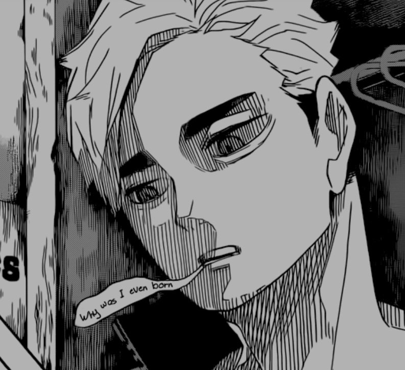 dcisuga's tweet image. these are the most relatable hq panels