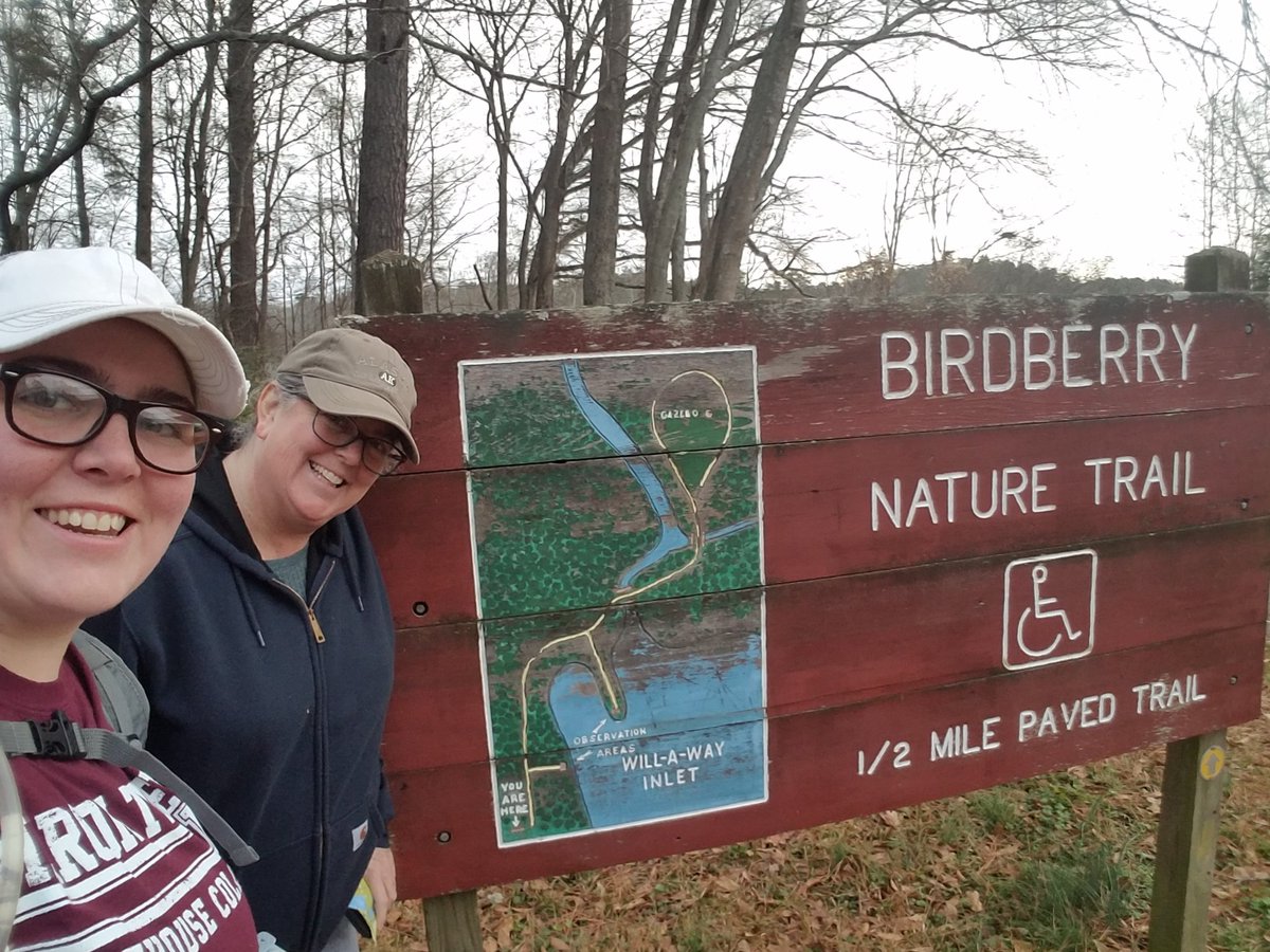 STEMSellGa's tweet photo. Hiked 3 state parks today! That's 29 Ga state parks hiked! Today, Ms Fisher and Chance the pitbull joined me for the 7 miles! @GaStateParks #winterbreakgoals #toty2019 #hike #hikethemall https://t.co/RNmLMljdYw