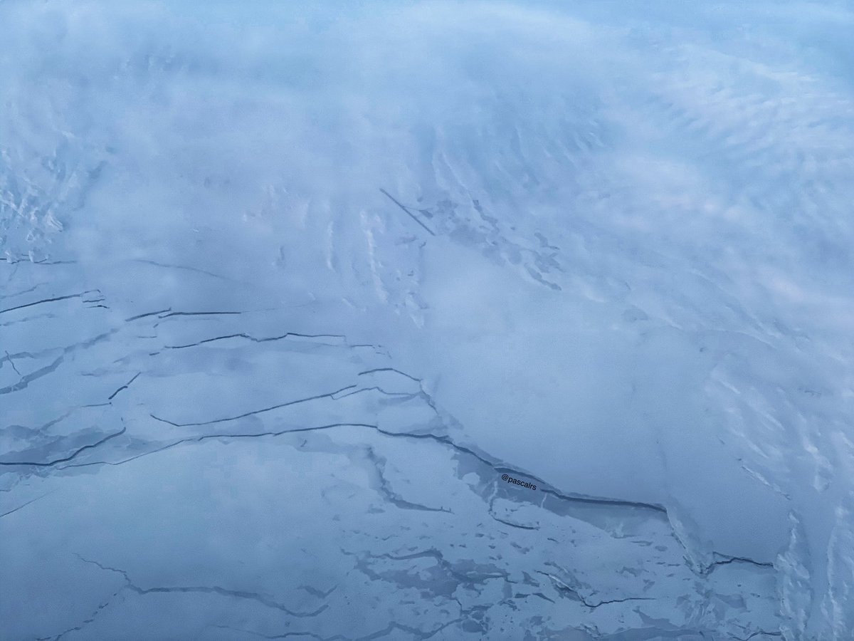 There’s a city in this photo: Iqaluit, capital of the Canadian territory of Nunavut. The airport/runway is easier to spot. #AF338