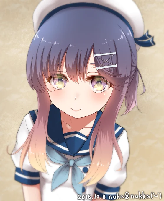 「対馬とにらめっこ」

('ω') ょぅι゛ょになんか負けたりしない!

('ω,) ツシマチャン...アッアッ

#艦これ #対馬 