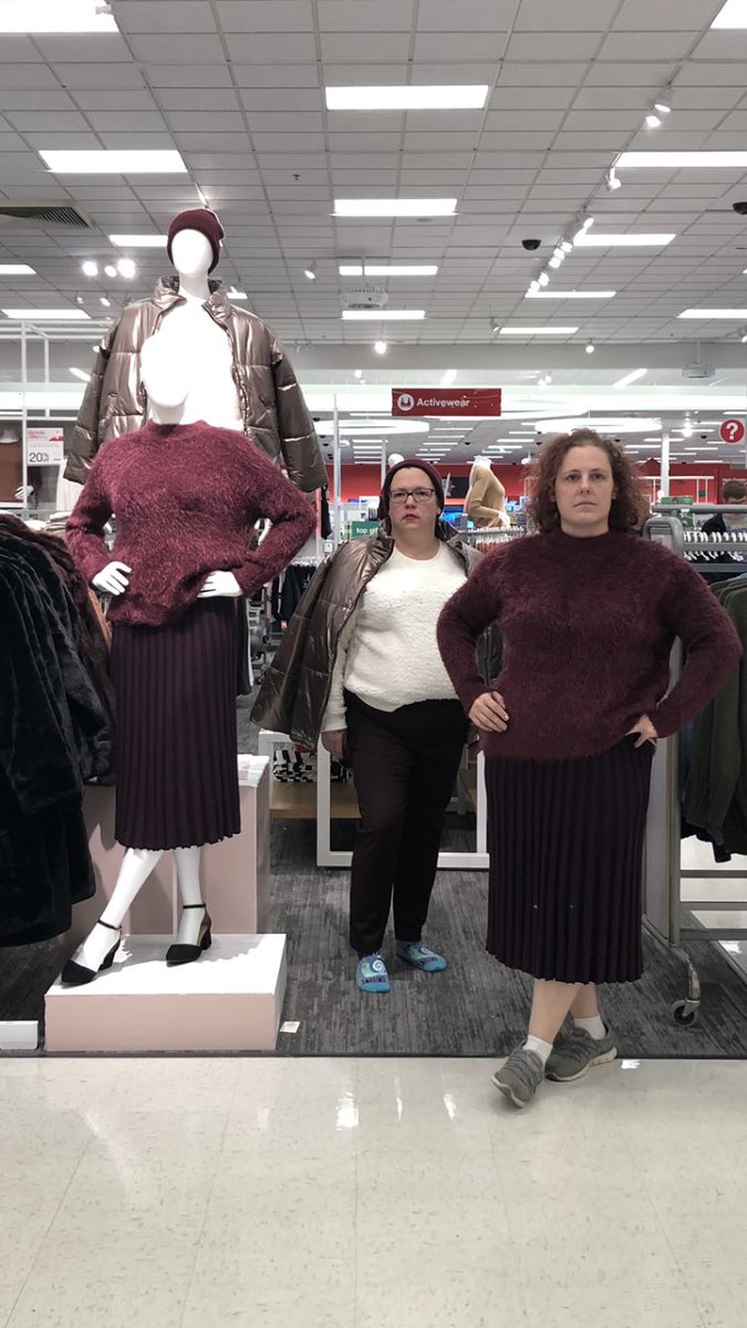 LeCarissa's tweet photo. Hey @TheEllenShow @andylassner @Target!!  We’d love for you to come join Midwest Mannequin Modeling Management!  Come model with the greatest! #mannequinmodeling #EllenDeGeneres #hardworkpaysoff #seriously #superserious #modelinglife https://t.co/jZbscME0iK
