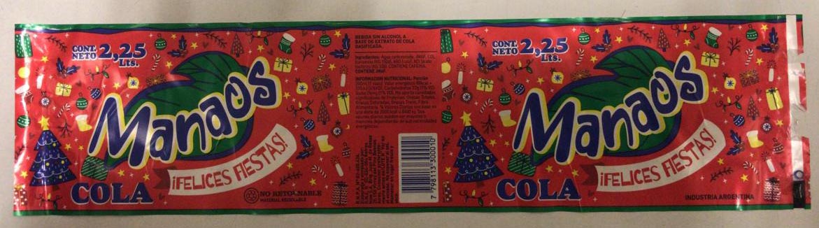 <a href="/ANMATsalud/">ANMAT</a> comunica a la población el retiro preventivo de tres lotes del producto Manaos - Felices Fiestas, sabor cola.

Para conocer los lotes retirados y obtener más información ingresá a bit.ly/39sJiT0