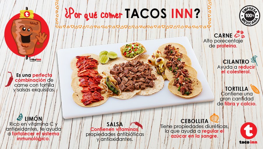 Los que saben de lo mero bueno, no se fresean cuando les dices ¡Vamos a echarnos unos buenos tacos, ya no quiero recalentado¡ #TacosInn #ElTacodeMexico