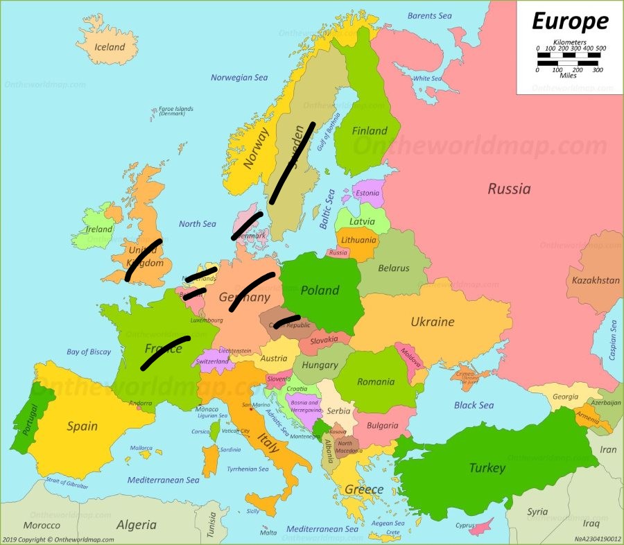 witchyrenjun's tweet photo. Saw one of these for American states, so European oomfs, quote with the countries you've been to https://t.co/02RUcRUl93