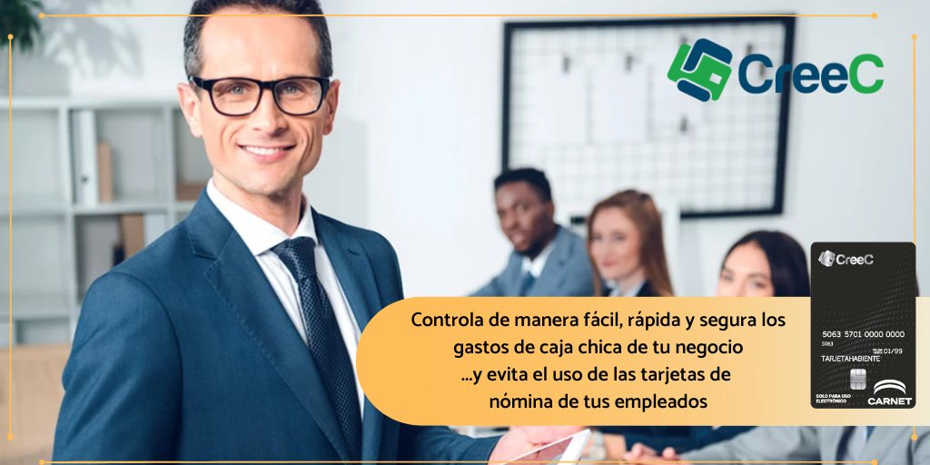 Controla la caja chica de tu negocio fácilmente con la Tarjeta CreeC #Empresarial y evita la discrepancia fiscal con tus empleados.
#CreeContigo

Visita nuestra página💻:
creectarjetaempresarial.com