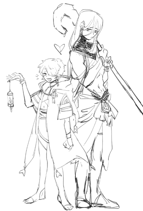 I was in such a stupor I drew my fantasy OCs and made them too op fugc 