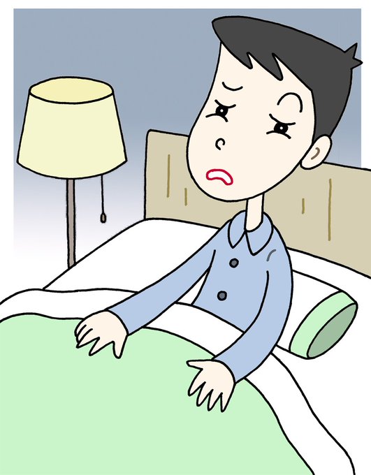 睡眠不足のtwitterイラスト検索結果