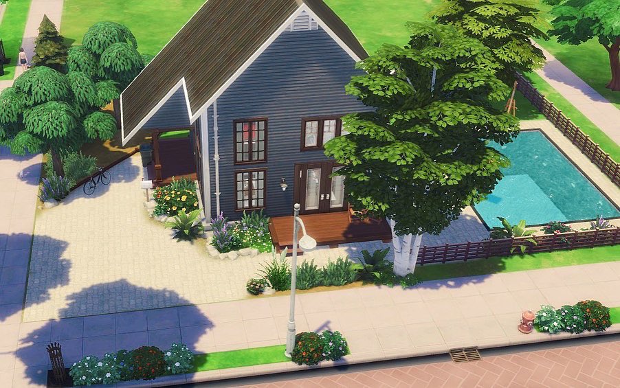 claudiabuilds's tweet photo. New build with no CC! Origin ID: claudiaisobel95 #Sims4 #TheSims4 #simsbuild #sims4build #sims4house #simshouse https://t.co/8OrvXXB36z