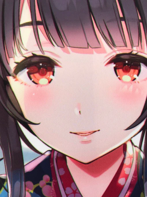 新年なので晴れ着高雄ちゃんのタペストリーも持って行きます😊
印刷もキレイで可愛いのです…縁起が良い…🥰 