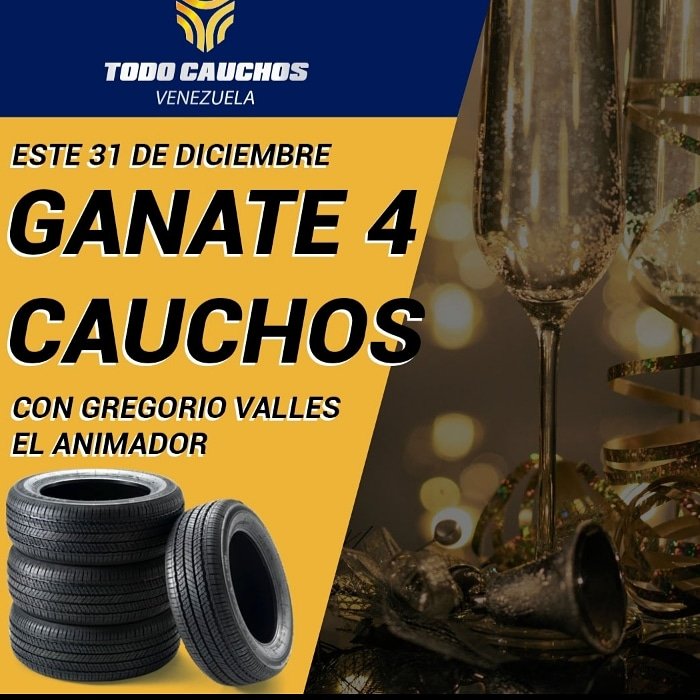 vallesgregorio's tweet photo. Ganate TU CAUCHO 31 DICIEMBRE #EscuchaAlAnimadorGregorioValles #Etiqueta3Panas #Barquisimeto #31Dic #Diales #104.9 #94.9 #89.7 #92.1 #105.3 #107.1 https://t.co/dbet03O42G sigue las cuentas en INSTAGRAM @todocauchosvenezuela2 @vallesgregorioEsNavidad https://t.co/JGAiFtB1GE