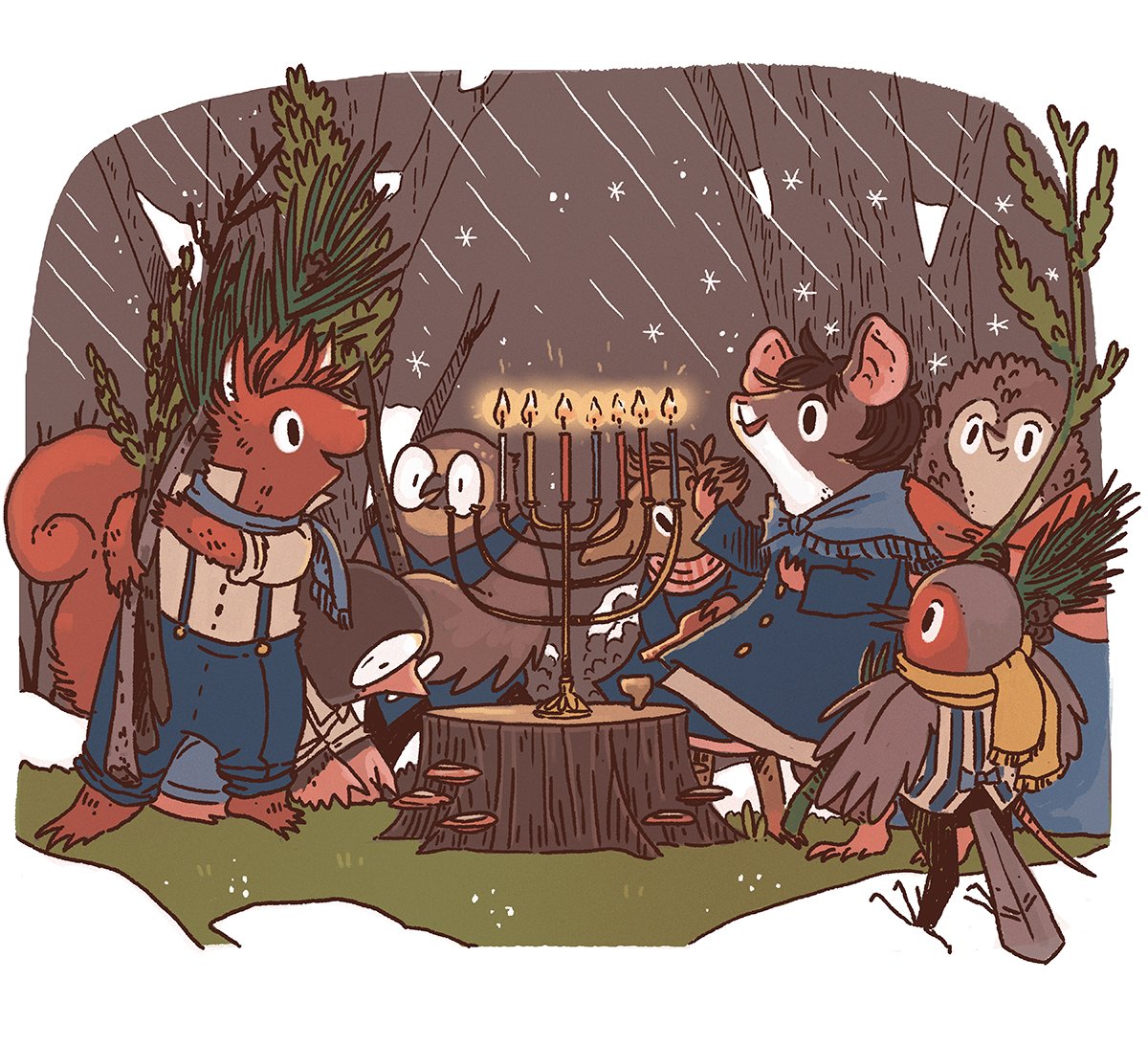 theGorgonist's tweet photo. Happy sixth night of Hanukkah! https://t.co/N3bzjSJOfG