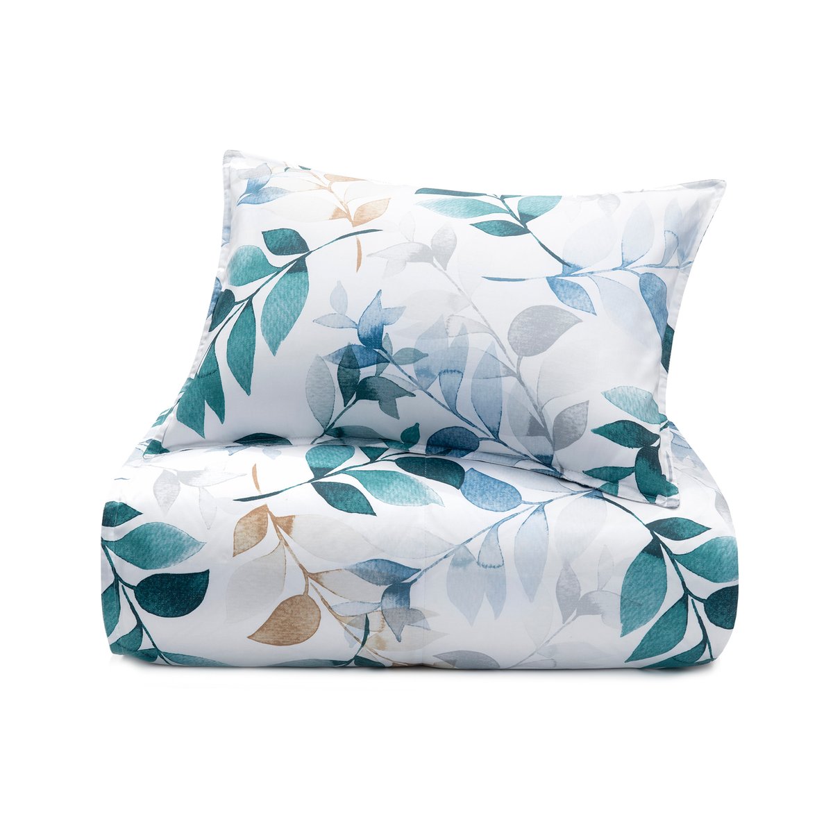 Croscill's tweet photo. Have you met Lumia? Made of 100% Cotton with a leaf Print on the front and the comforter reverses to a colorful striped print that will make a bold statement in any space🌿 Get yours now! Shop at https://t.co/yDovJ9wpOg #Croscill 
.
#Croscill #CroscillBedding #MyCroscill https://t.co/WbgSXkszxp