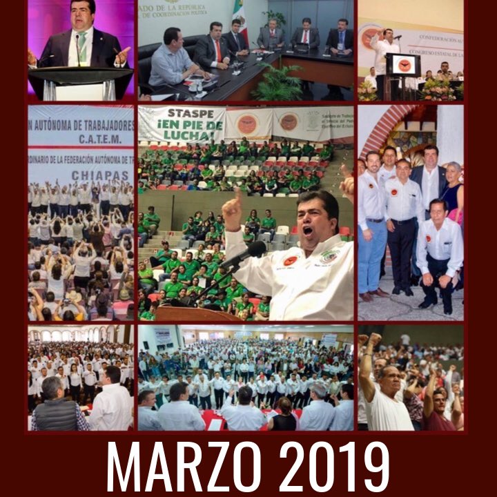 No nos quedamos en un escritorio, en #Marzo dialogamos con el sistema tripartita de Michoacán, Qro, SLP, Jalisco, Gto, Tlaxcala, Veracruz, EdoMex, Sonora, Durango, Chiapas, Campeche y NL. 

¡Y fuimos la voz del sector obrero en el #MexicoMiningDay en Canadá! #AnuarioCATEM 🇲🇽