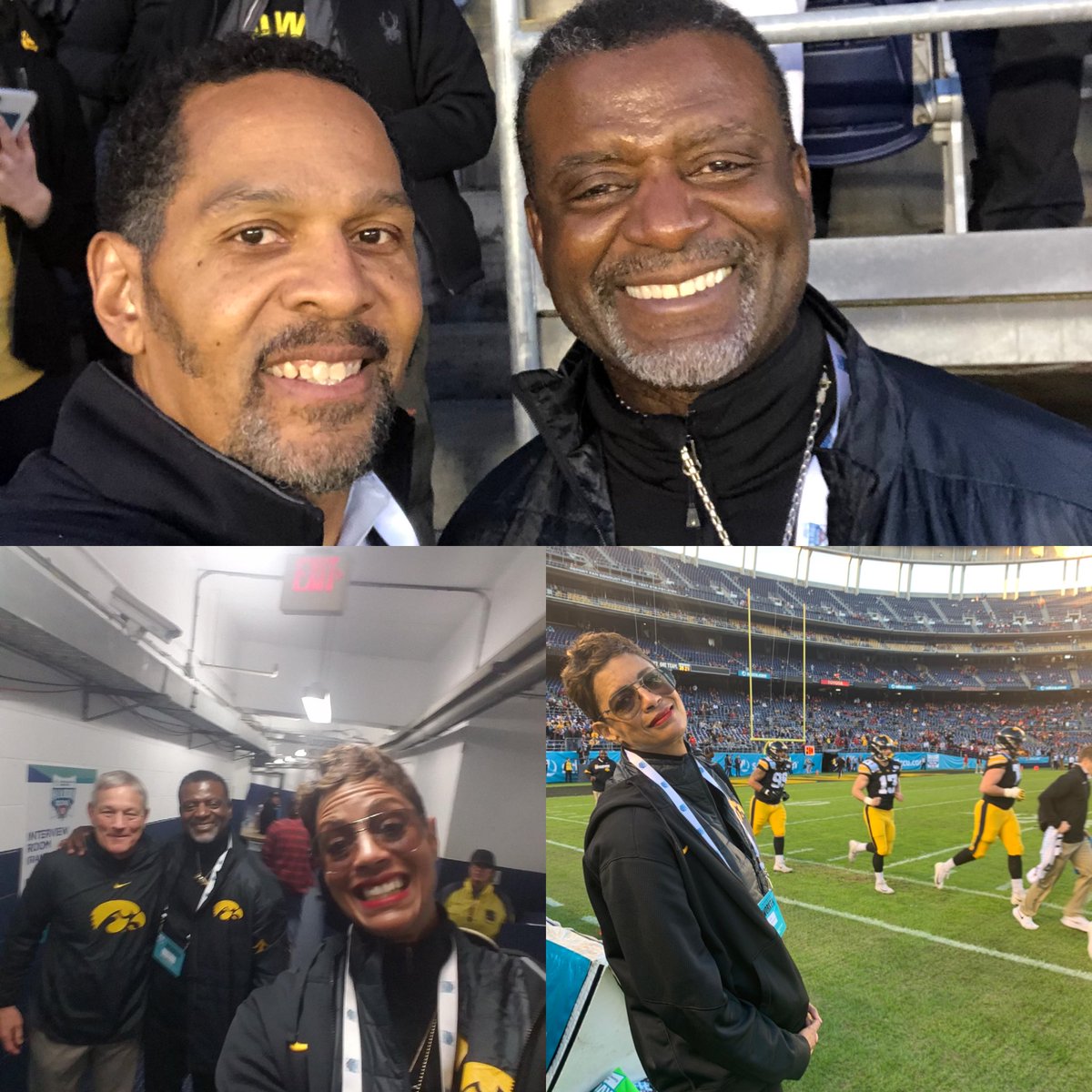 MertonHanks36's tweet photo. Exciting ⁦@HolidayBowl⁩ with Iowa &amp; ⁦@NFL⁩ alumni ⁦@QuinnEarly⁩ and ⁦@MarvaMrsmarva⁩ as we support Coach Ferentz and ⁦@HawkeyeFootball⁩ ⁦@TheIowaHawkeyes⁩ ⁦@uiowa⁩ https://t.co/jYF78JaN1S