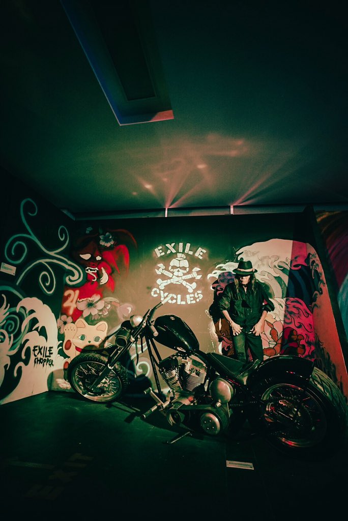 Motor ke 11 ini motornya Russell Mitchell dr Exile Cycle yg di pajang di Fantasy World <a href="/iimsmotobike/">IIMS Motobike Show</a> expo, ini motor panjang skale ngalahin uler2 yg banyak beredar di Jakarta kata orang2 beken.