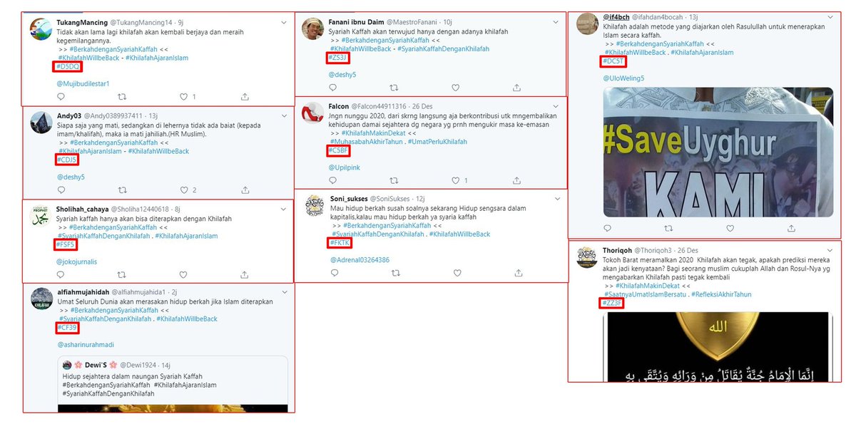 AcehSelatanSatu's tweet photo. Perhatian!!

Agar barisan tetap rapat
Mohon akun2 yg terafiliasi dg kode tagar berikut diRAS dan UNFOLLOW karena itu akun yg digerakkan Buzzer yg hancurkan Islam dari dalam barisan oposisi!!

#CDDC #CEKA #Z53D #FAZD
#CCZA #CFBK #B1T9 #FKTK #ZS3J #C5BF #D5DQ #FSF5 #CF39 #CDJ5 https://t.co/w3zLRmwy55