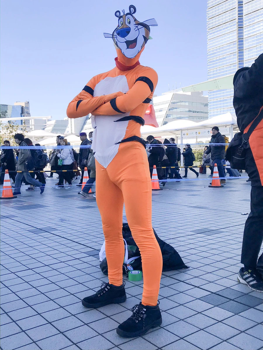コミケに参加した結果？腕を組む虎が登場www