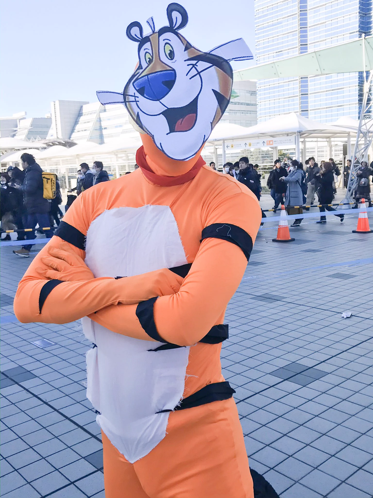 コミケに参加した結果？腕を組む虎が登場www