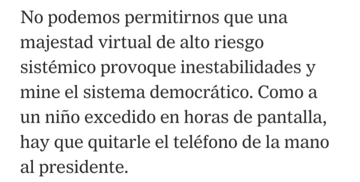 hwareina's tweet photo. #DiFon cierra su artículo de la siguiente manera: 《NO PODEMOS PERMITIR QUE UNA MAJESTAD VIRTUAL...》
Olvidaron que la inestabilidad democrática fue provocada por políticos corruptos de Derechas e Izquierdas. No es responsabilidad del presidente @nayibbukele.
#LeaElArtículo https://t.co/RzRcc8XxAE