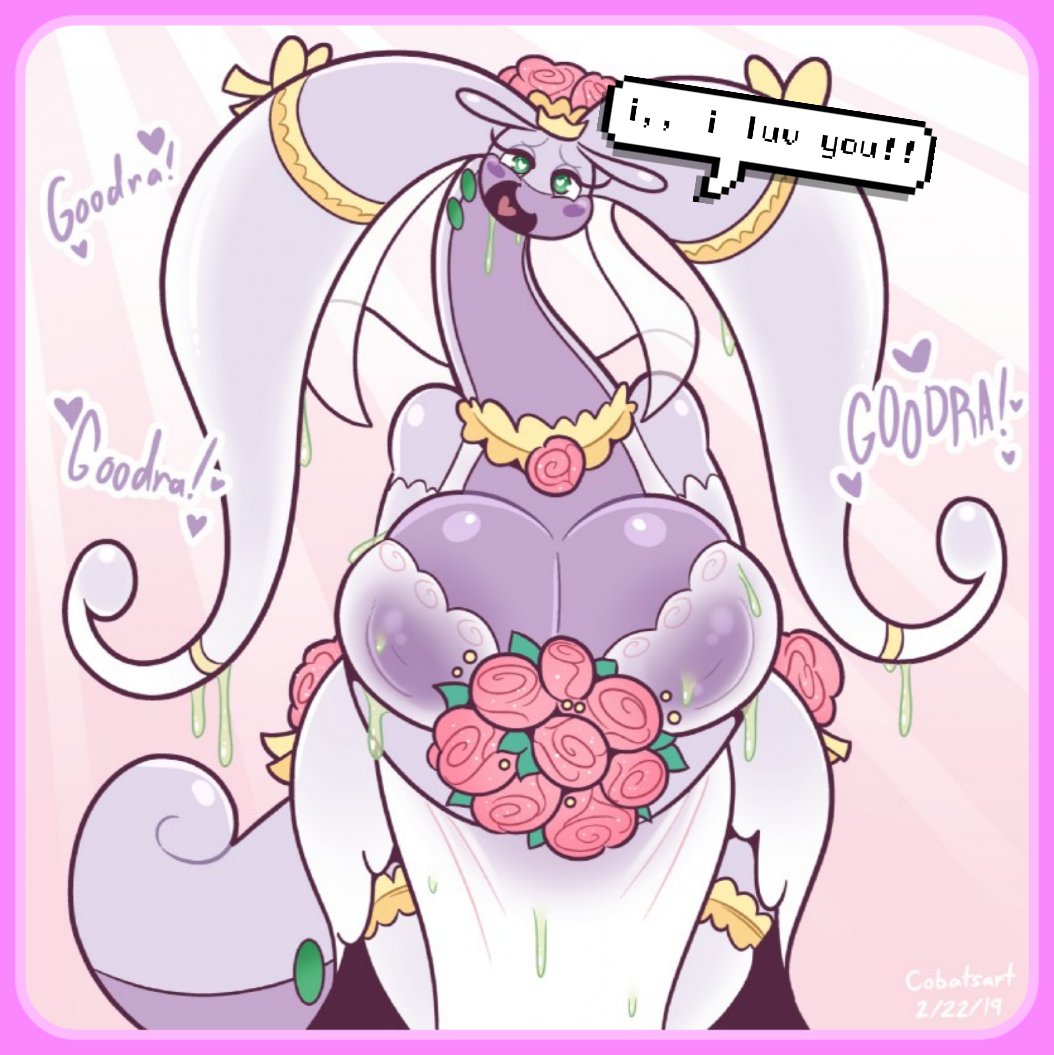 SquishySlimie's tweet photo. "𝘈𝘢𝘢𝘩, 𝘐 𝘭𝘰𝘷𝘦 𝘺𝘰𝘶!! 𝘐 𝘭𝘰𝘷𝘦 𝘺𝘰𝘶 𝘴𝘰 𝘮𝘶𝘶𝘶𝘶𝘤𝘩!~"

💦; Dumb, lovey-dovey futa Goodra!

💦; Extremely horny 24/7, and very much enjoys unique, kinky stuff!!!!! 💖

💦; Has almost no limits!!~ 💖💖💖

💦; Like and RT for the dumb cuddlebug?~ 💖💖💖💖💖💖💖💖 https://t.co/zhcUwQxfdP