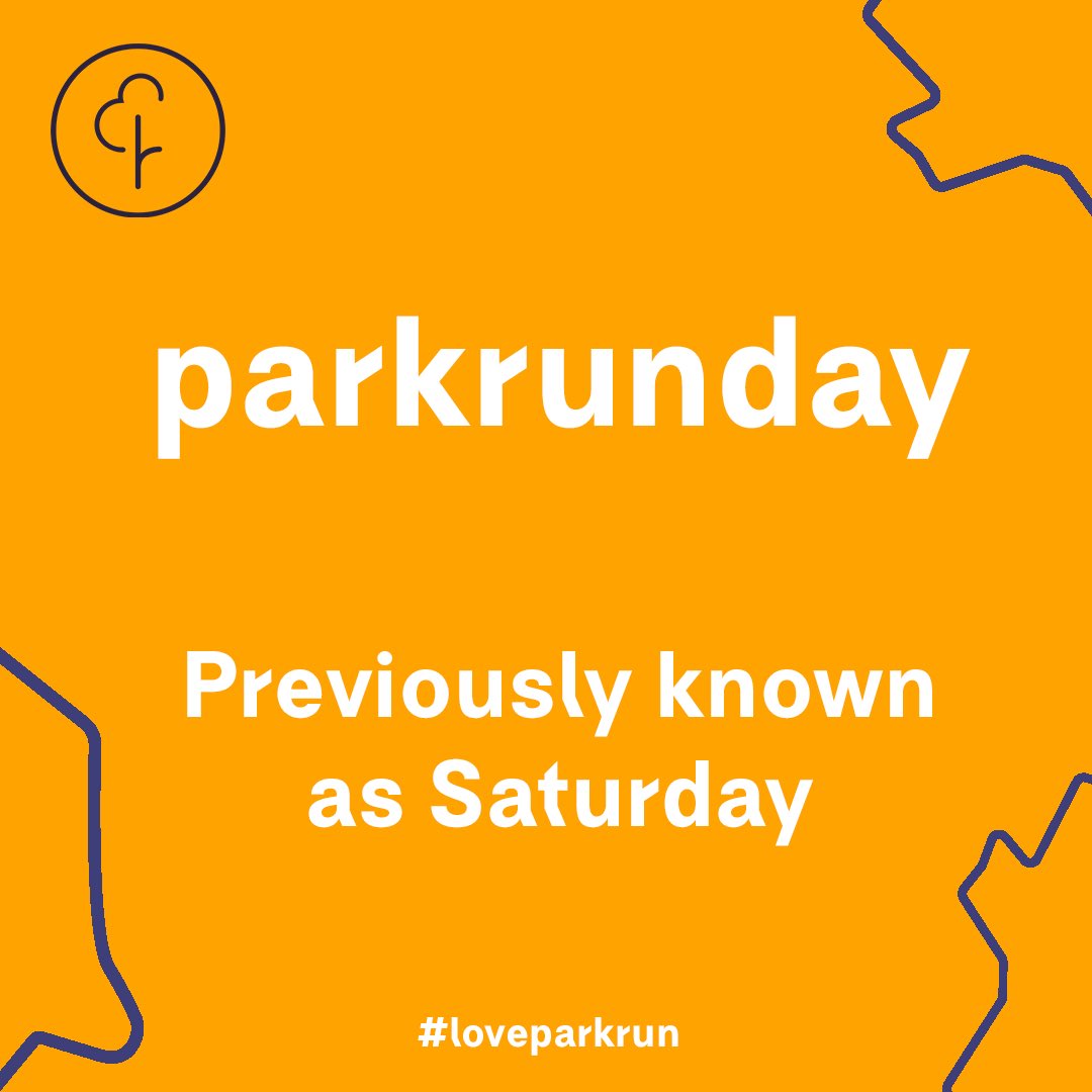 Not sure what day it is? 🤔

It's parkrunday! 

🌳 #loveparkrun