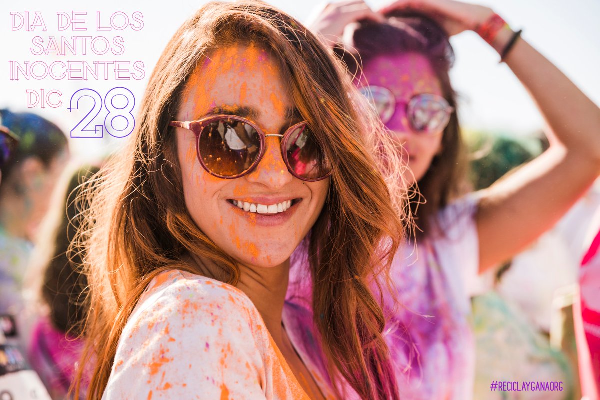 reciclayganaorg's tweet photo. Hoy celebramos el #díadelossantosinocentes y queremos compartir con vosotros este día para disfrutarlo entre amigos y familiares y por supuesto que no falten bromas, eso sí, sostenibles ;) 
¡Ponle color a este día! #Dayofholyinnocents y disfruta! 
by #reciclayganaorg https://t.co/TqdM5Tl2Vi