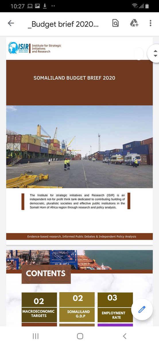 Budget Brief 2020 for Somaliland is out there.  isirthinktank.org/stories/somali… #SomalilandBudget2020
#Somaliland