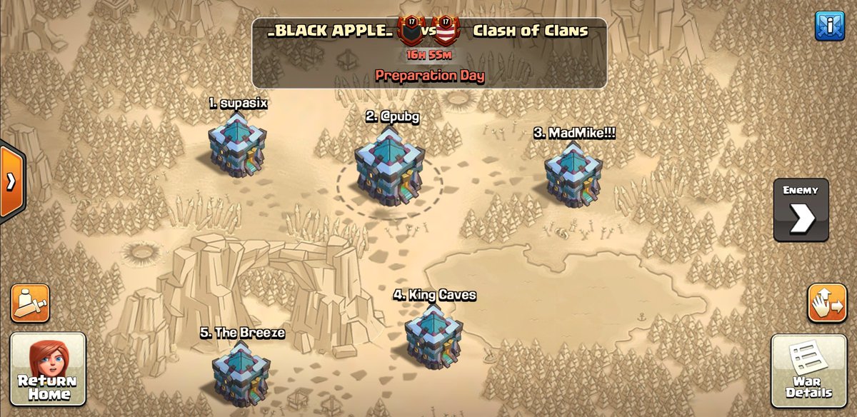 First war in over 6 months and we match clash of clans