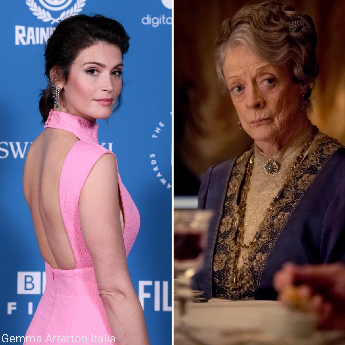 GemmaArtertonIT's tweet photo. Happy 85th birthday to the superb #MaggieSmith! She has worked with #GemmaArterton in the tv movie "#CapturingMary" of 2007 but unfortunally they hadn't scene together! https://t.co/Sxqf84a6v3