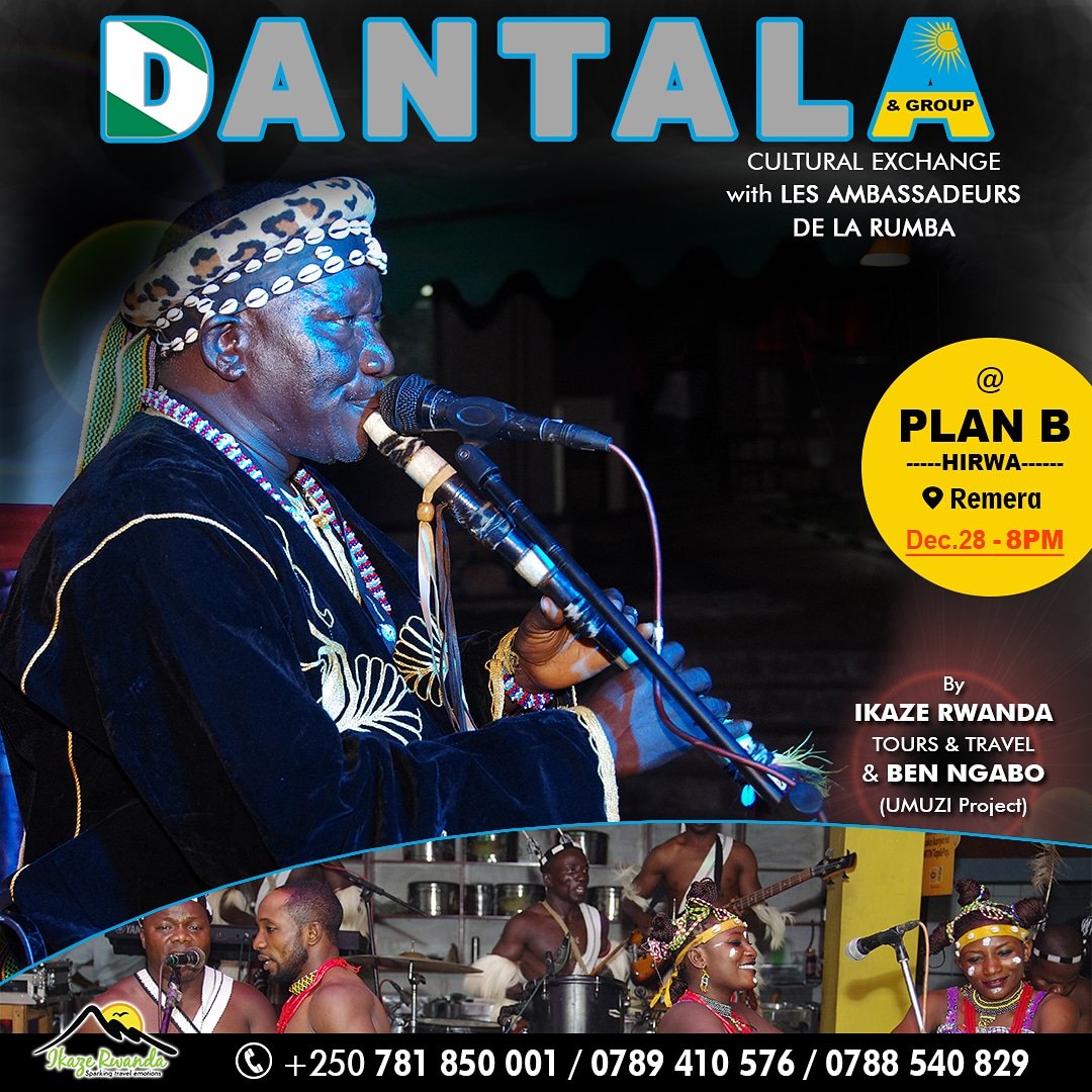 ikazerwanda's tweet photo. Join us tonight at @PlanB Hirwa, to vibrate with DANTALA &amp; GROUP's Ndengdeng music straight from Plateau State Nigeria🇳🇬
Remera - ⏰8:00PM
.
#Dantala #dantalaandgroup #ndengdengmusic #nigerianculture #nigeria #rwanda #ikazerwandamemories #ikazerwandatours #sparkingtravelemotions https://t.co/H36C18IIHn