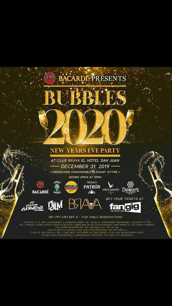 astridsmartinez's tweet photo. Happy Holidays!
*Yo estoy vendiendo taquillas del
ILLUSIONS NYE Sheraton (18+) me quedan unas de $90 x ATH Movil o cash
* NYE 2020  #shimmysbayside  (Familiar Y entrada gratis) quedan algunas mesas RSVP conmigo
* Bubbles at BRAVA 18+ 
* NYE @ HARD ROCK Cafe San Juan  (Familiar) https://t.co/5yBlRqzlOu