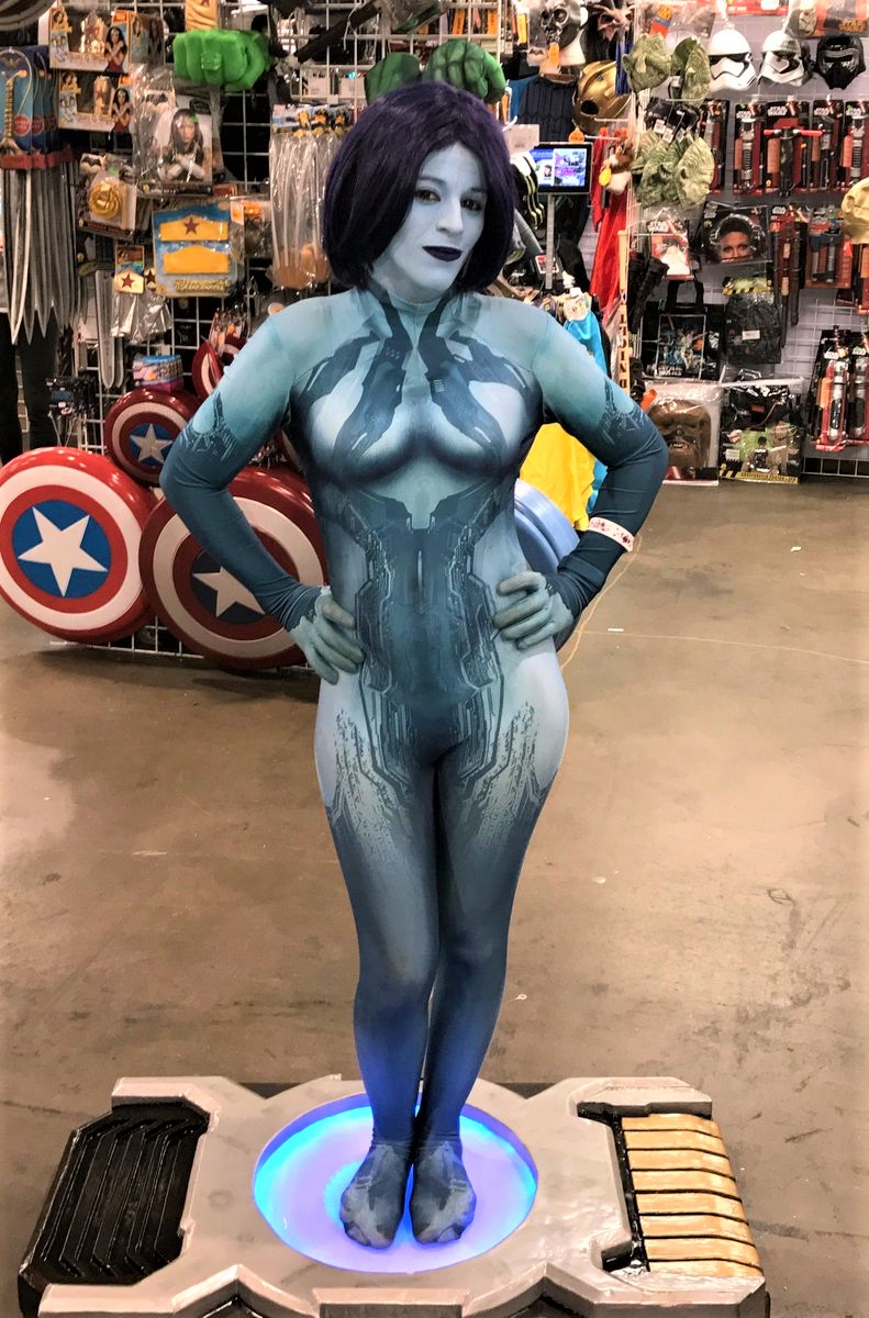Halo Cortana Women's Adult Costume Kit Small For Sale Online