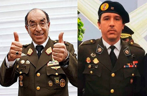 EIPeruano's tweet photo. Esto es deshonrar al uniforme. El primero uso el cargo para ROBAR. El segundo utilizó el uniforme para usurpar un cargo. https://t.co/XORvOrV7hQ