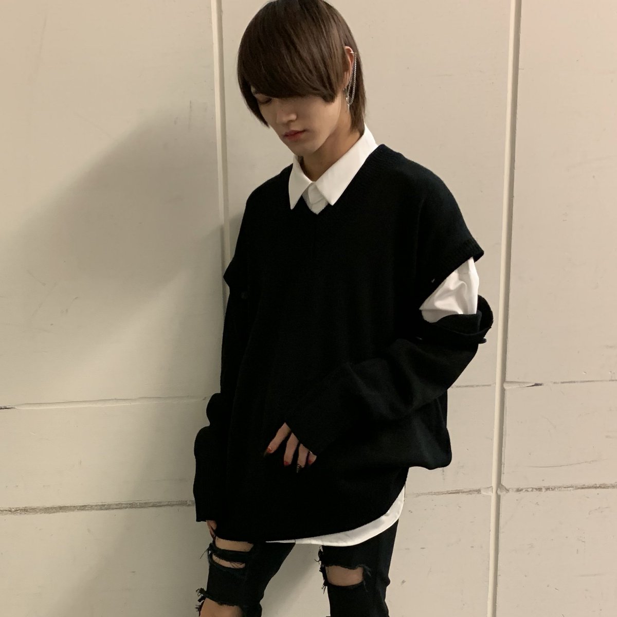 Onewill ボタンニット Black 5980yen Tax Osu 名古屋 Fashion 韓国ファッション セレクトショップ 通販 韓国セレクトショップ 韓国仕入れ 韓国コーデ プチプラ 韓国服 Korea オシャレ 大須 Onewill Kpop Ootd ナムオル ストリート