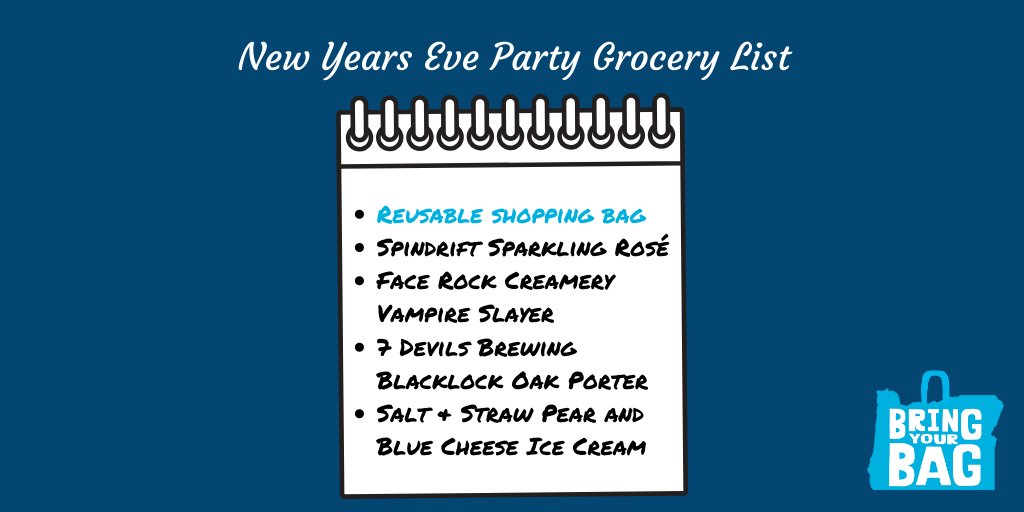 pnwmicroplastic's tweet photo. Are reusable bags on your holiday grocery list? Don’t forget – new law takes effect
January 1!  #BringYourBagOR @oregonsurfrider @SOLVEinOregon @orcoastaquarium ♻️#reuse https://t.co/7zT4jB8bUC