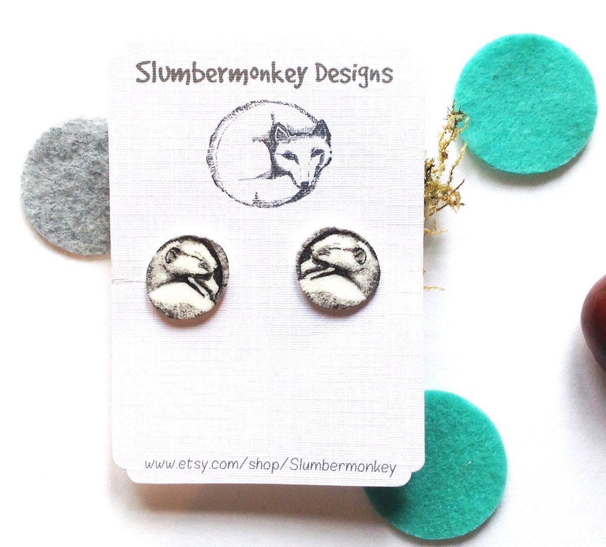 buck_lj's tweet image. Dormouse Stud Earrings - Cute Animal Jewellery - Gift For Wildlife Lover - Shrink Plastic. tuppu.net/47b25c49 #Slumbermonkey #Etsy #RoundStuds