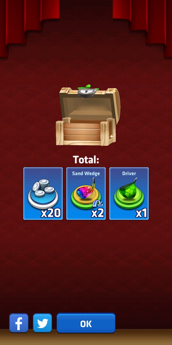 Vathrudner's tweet photo. Huge win from a chest today! Share my luck now! [https://t.co/oXYnYUSU6p] #MiniGolfKing #Golf #Lucky https://t.co/0BRxalZ1R4