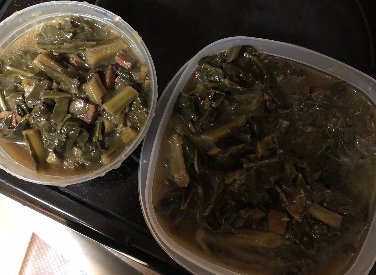 sighexpletive's tweet photo. Whether they’re consumed for luck or money, collard greens are the best way to absorb vitamin A and C while also enjoying molasses and bacon fat and increasing your risk for hypertension. https://t.co/VDvwaKfeTQ