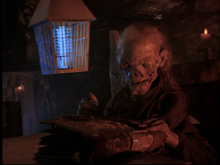 The beloved Crypt Keeper in the very first episode of Tales from the Crypt...