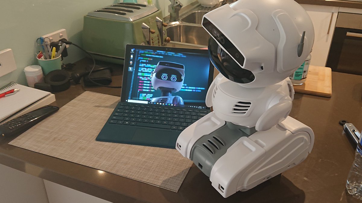 dlizzal's tweet image. Welcome to the newest family member #mistyrobotics