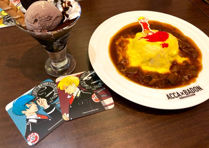 ACCAコラボカフェ行ってきたー!
推しのコースターが引けたので大満足…!!?✨ 