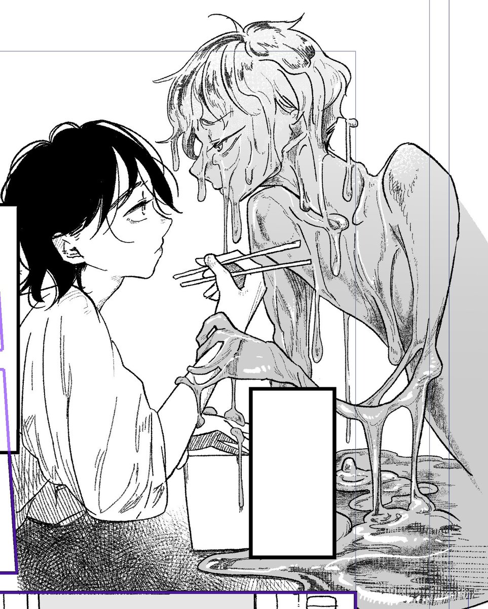 ちと早いけど描き納めになるものが原稿進捗しかないので…年末年始挨拶も特にないようなアカウントなのでこれにて 今年もお世話になりました🐀 