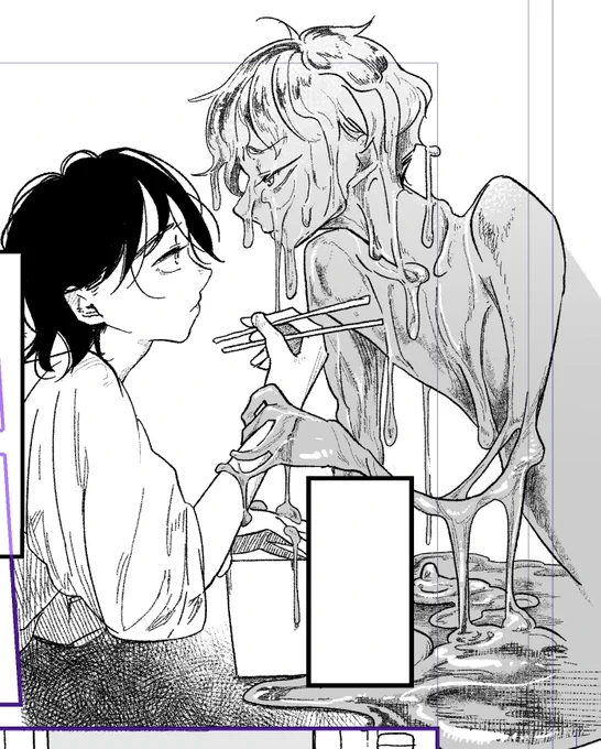 ちと早いけど描き納めになるものが原稿進捗しかないので…年末年始挨拶も特にないようなアカウントなのでこれにて 今年もお世話になりました🐀 