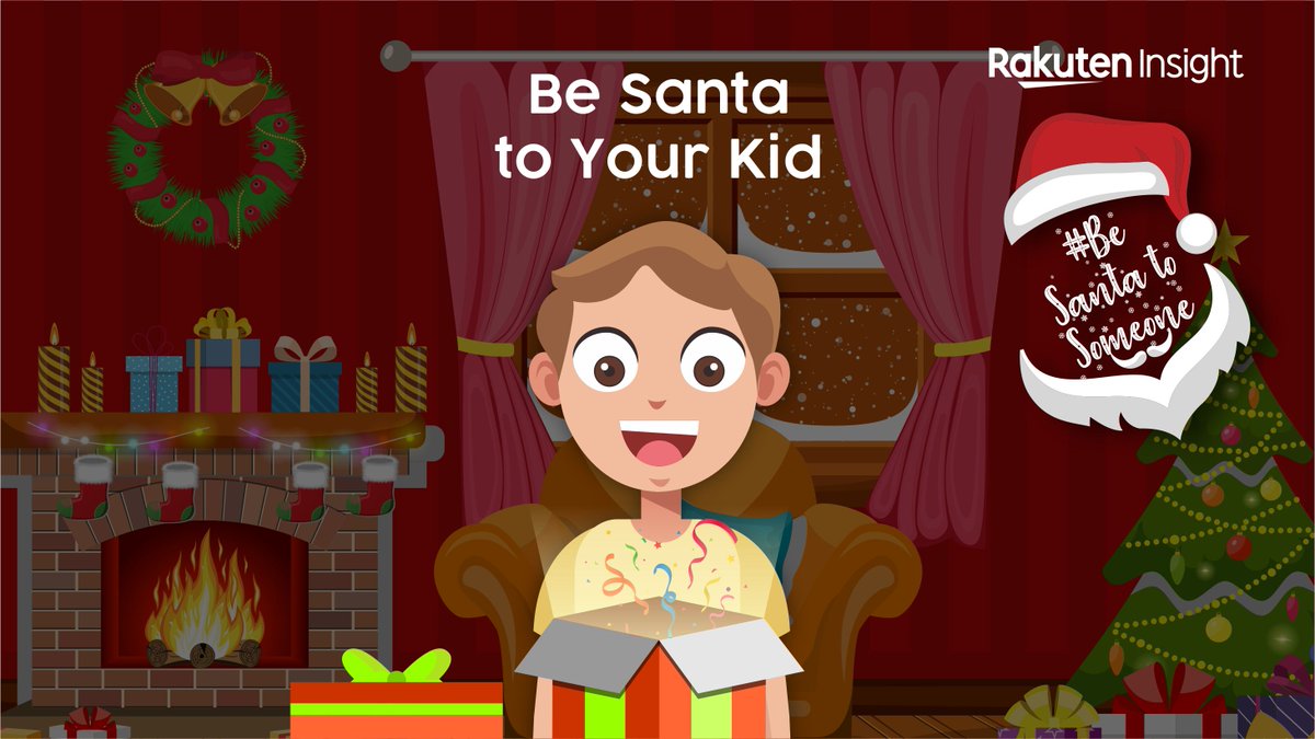 InsightRakuten's tweet photo. Your sweet little bundle of joy could win a surprise gift this holiday season with #BeSantaToSomeone Contest.
This Christmas surprise your kids with a bag full of gifts and words of beauty that defines your love for them #BeSantaToYourKid with #RakutenInsight #BeSantaToSomeone https://t.co/bS7SXOXV8l