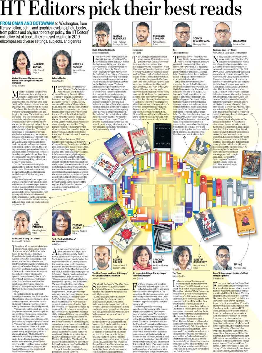 htTweets's tweet photo. As the #Year2019 comes to a close, HT Editors pick their favourite books of the year
The list of recommended reads encompasses diverse settings, subject matter, and genres. Take a look!
https://t.co/d7K2tF305n https://t.co/e8brvh9o0S