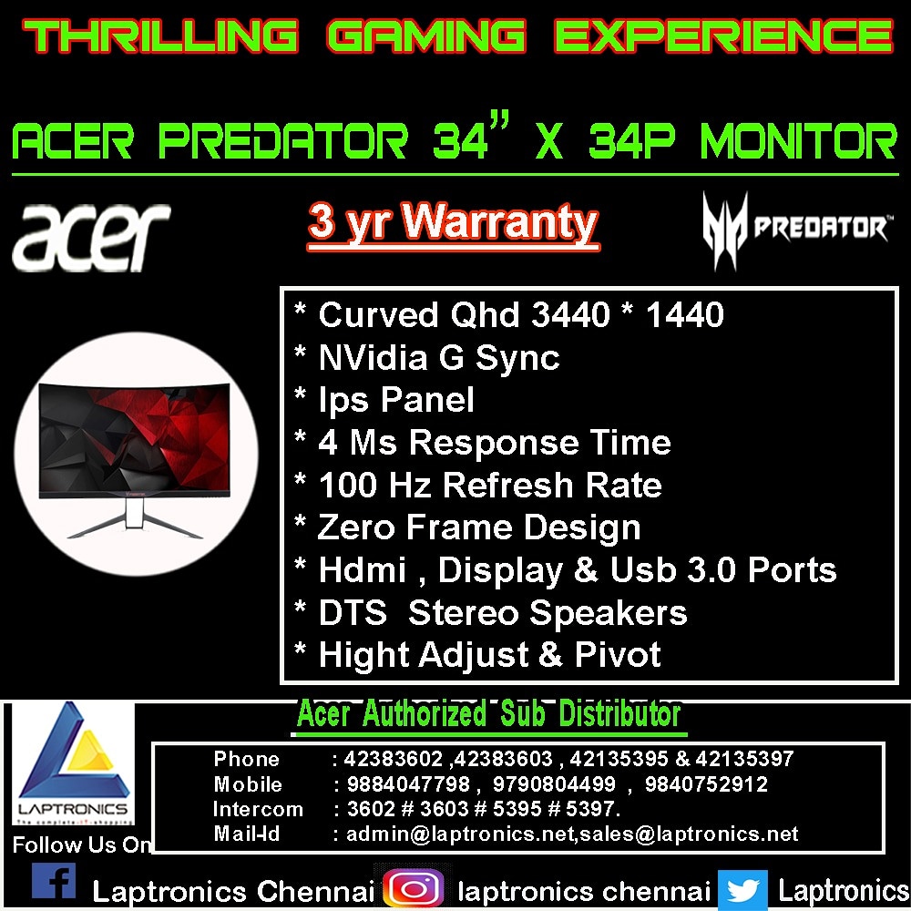 Laptronics1's tweet image. #acer #acermonitor #Sales #purchase #MonitorUpdates
