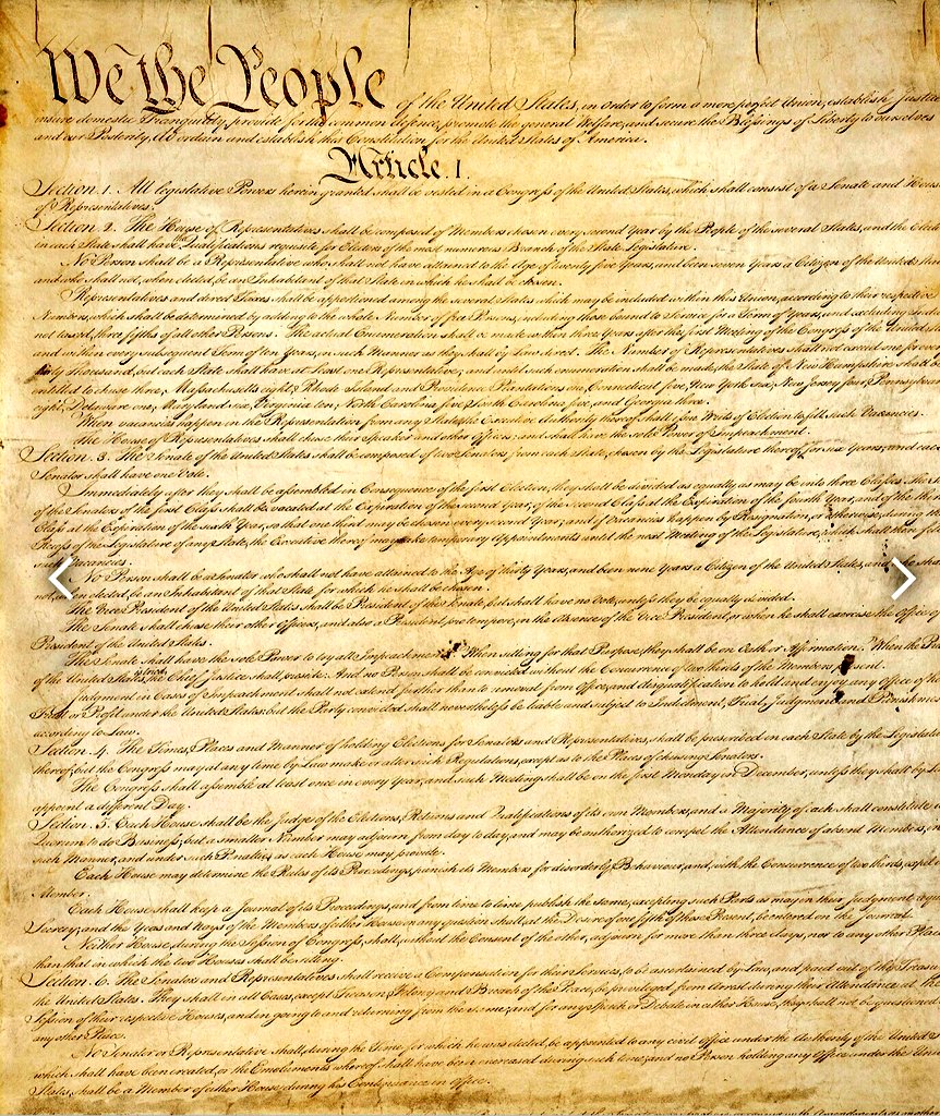 ForgivenBrave's tweet photo. @Text88022 STRONGLY DISAGREE

The Constitution,
of the United States of America,
DID in fact,
come from a Higher Power.
It came from
WE THE PEOPLE
#WeThePeople https://t.co/21Abk48CPZ